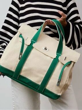 Viral Sunwin Madaket Large Classic Tote in Kelly Green